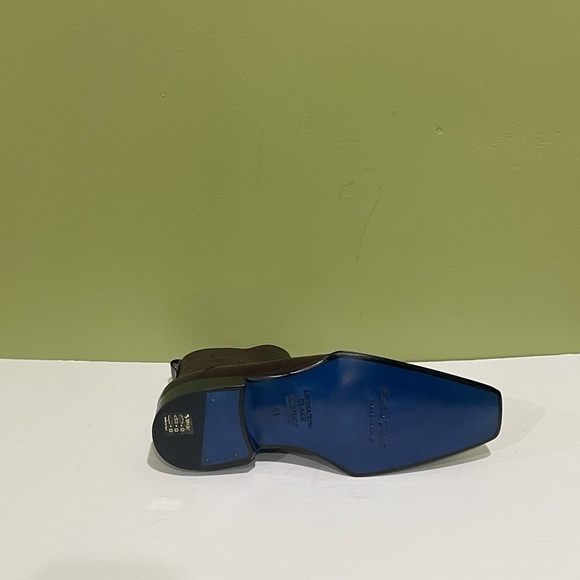 Emilio Franco boot burgundy captoe side zipper leather calf - Picture 6 of 6